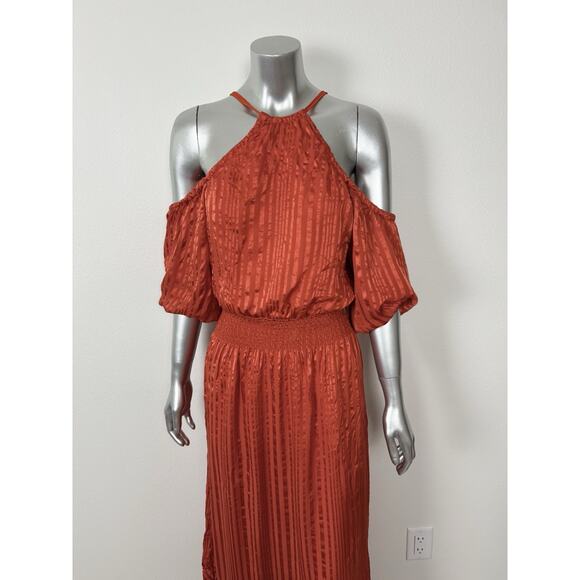 Calypso St Barth Silk Maxi Dress Flowy Party Orange $596 - Picture 5 of 15